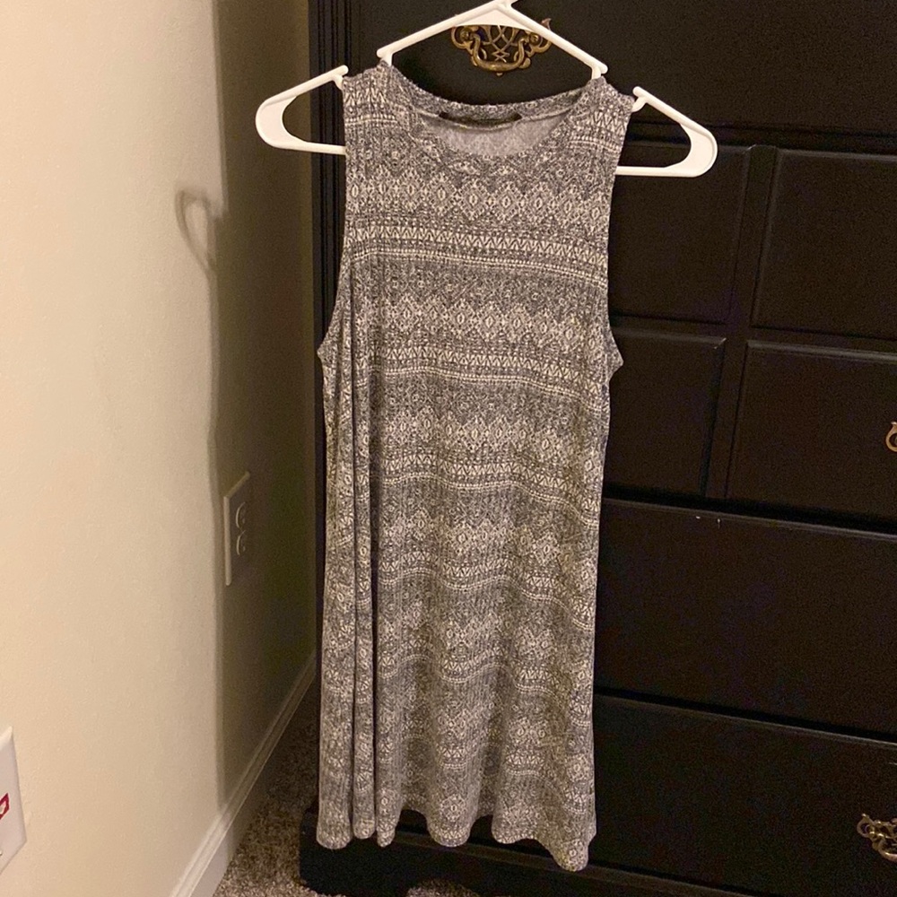 Grey Tank T-shirt Dress
